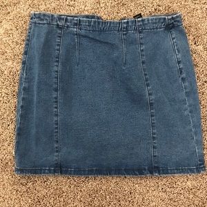 Denim skirt forever 21